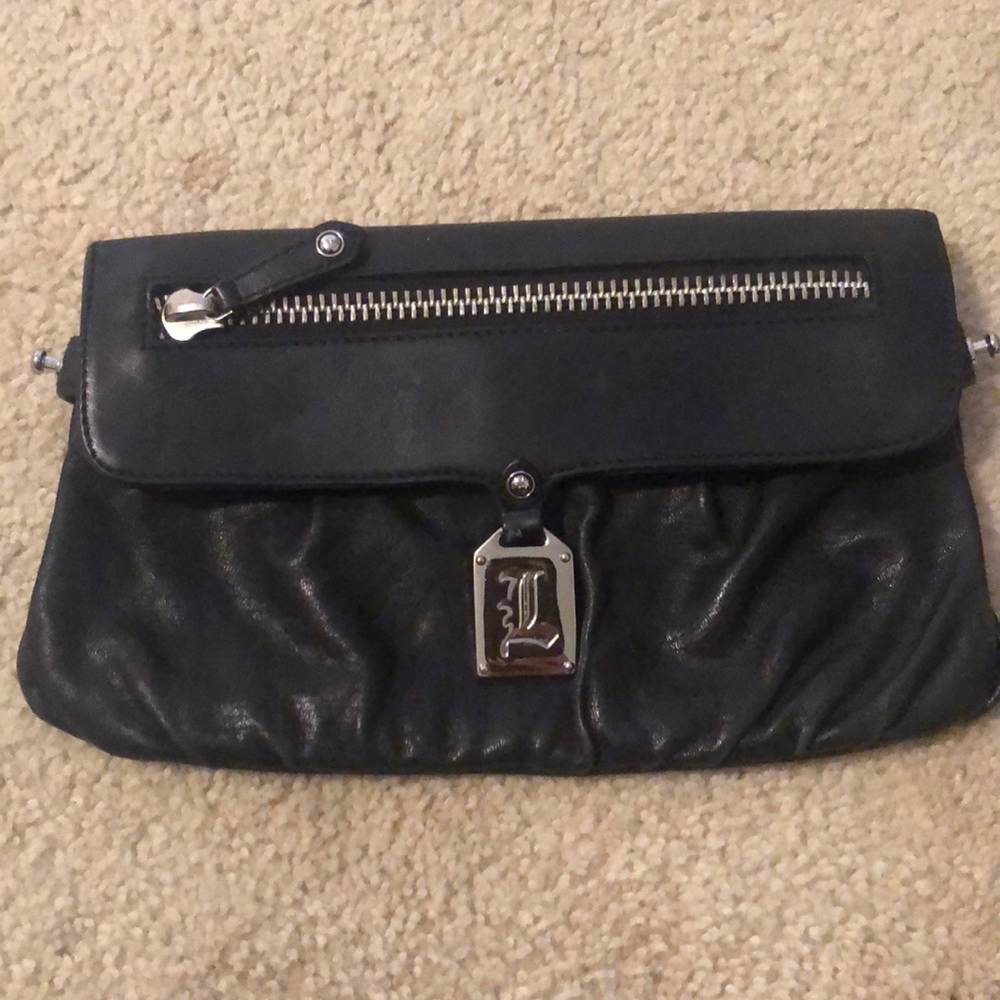 L.A.M.B by Gwen Stefani leather clutch
